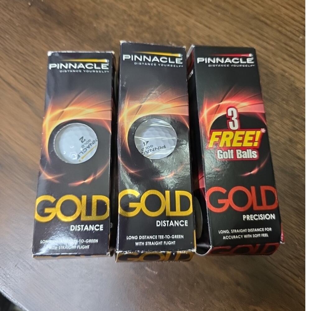 Pinnacle‎ Gold Distance Golf Balls 9 Premium Golf Balls